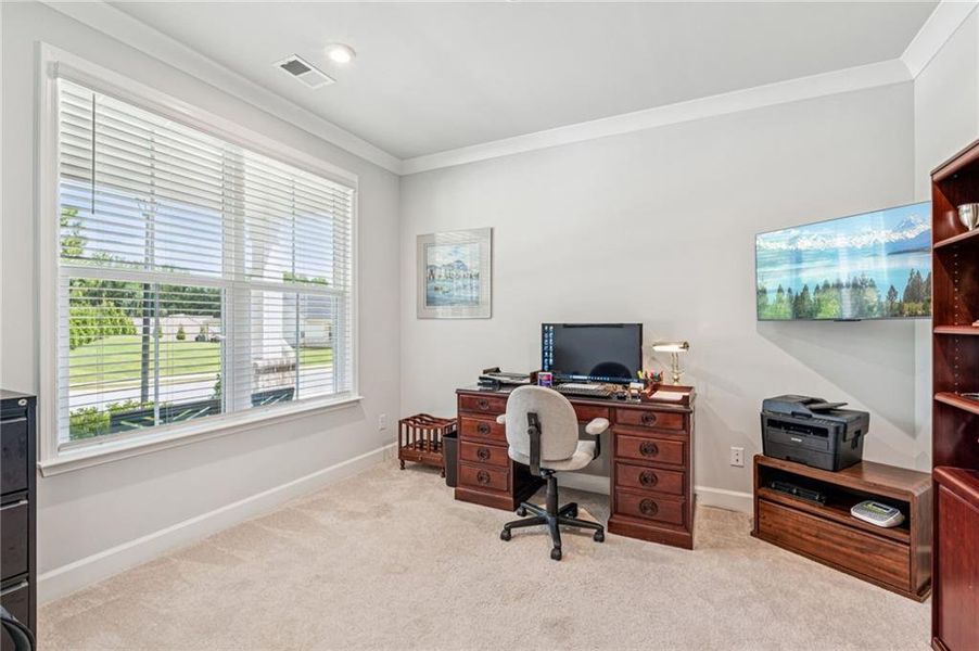Furnished interior view inside a new home in Lakecrest, Buford (Image 17).