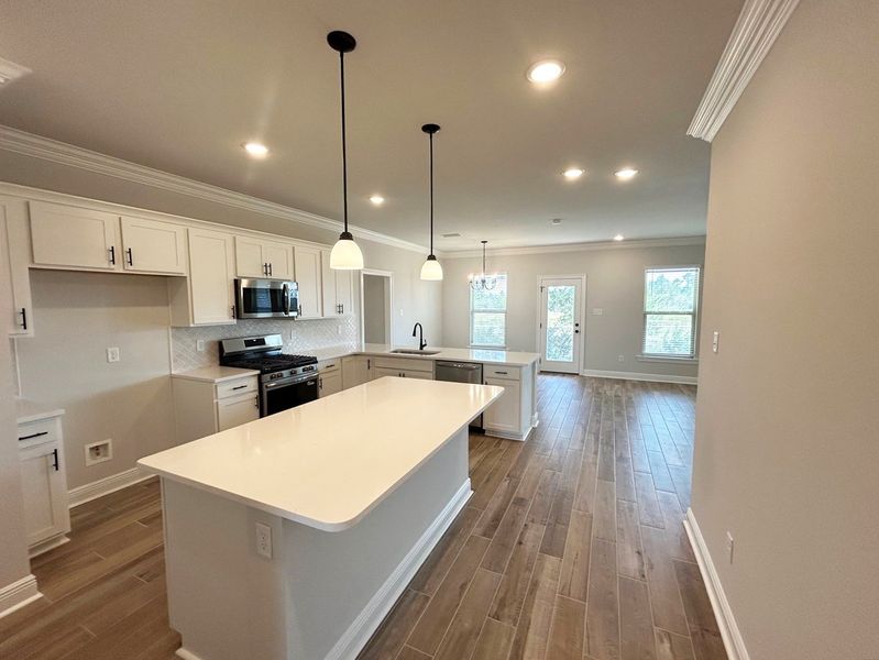 Furnished interior view inside a new home in The Bluffs at Lafayette, Freeport (Image 5).