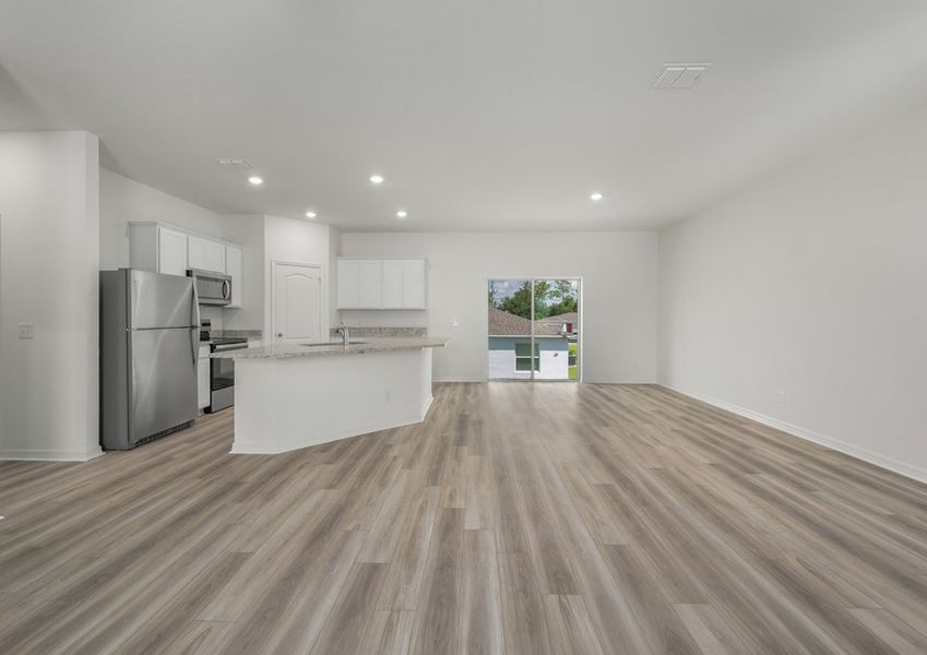 The Crane floor has enough space to gather as a family.