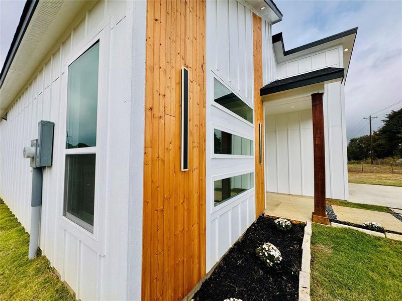 Exterior details and patio area of a home in , Emory (Image 4). Exterior details and patio area of a home in , Emory (Image 4).