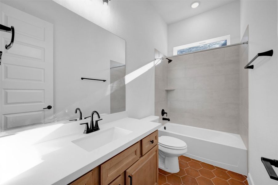 Furnished interior view inside a new home in Heritage, Dripping Springs (Image 7).
