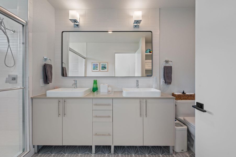 Furnished interior view inside a new home in , Austin (Image 9). Furnished interior view inside a new home in , Austin (Image 9).