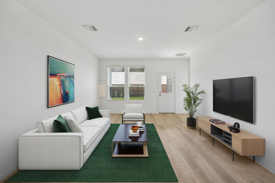 MODEL HOME images may NOT be consistent with the finished product.