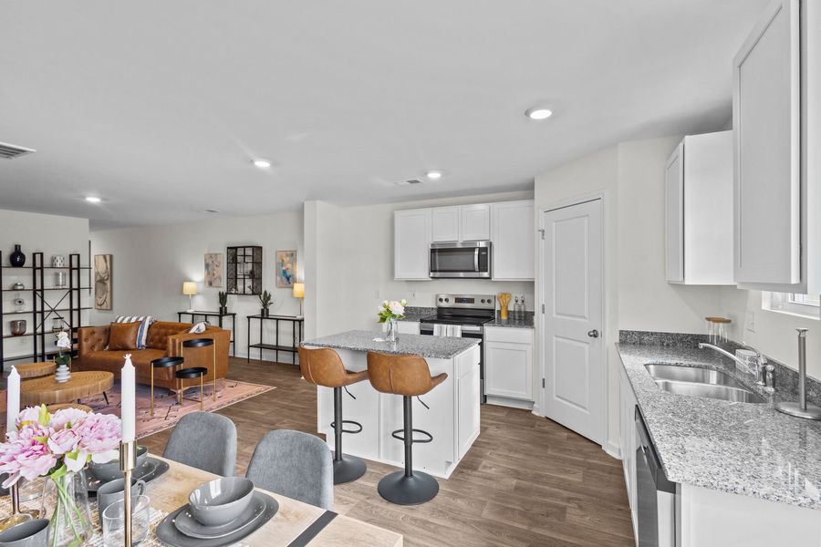 Furnished interior view inside a new home in Champions Village at Cherry Hill, Pendleton (Image 38).