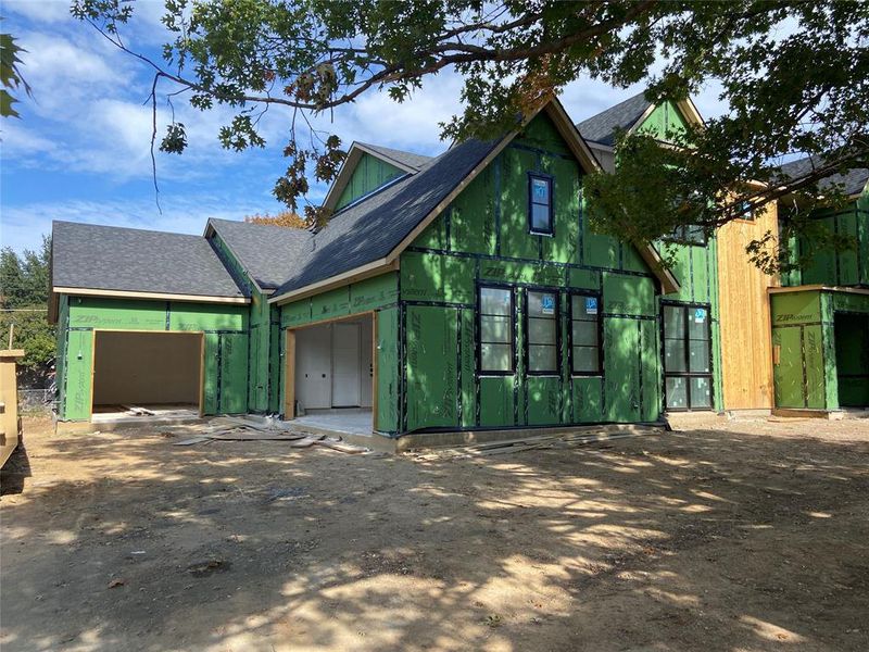 In-progress construction of a new home in , Dallas, TX (Image 6). In-progress construction of a new home in , Dallas, TX (Image 6).