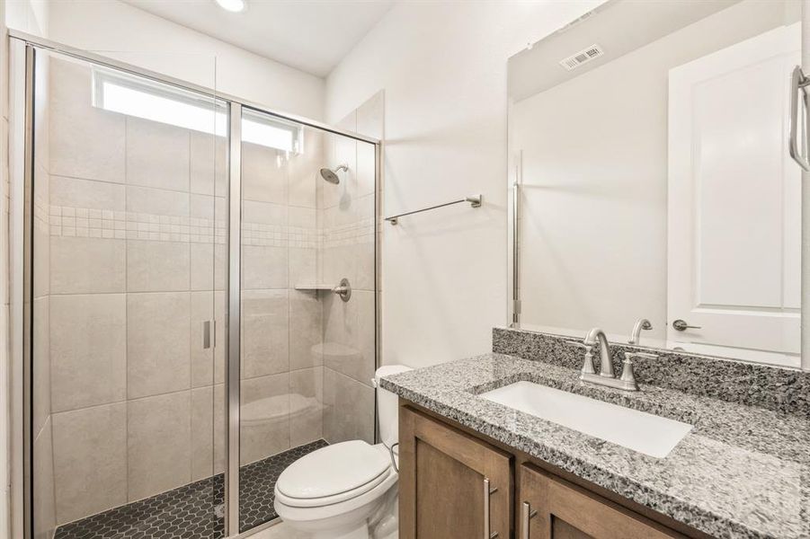 Furnished interior view inside a new home in Creekview Meadows, Pilot Point (Image 6).
