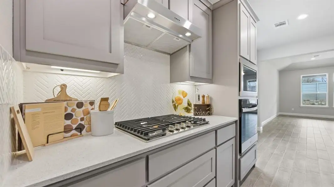 Furnished interior view inside a new home in Treeline, Justin (Image 5).