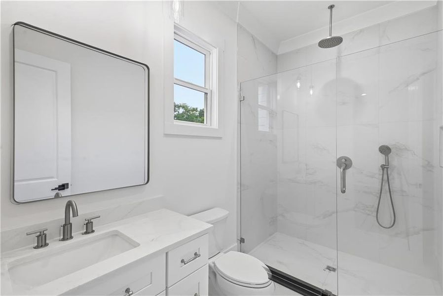 Furnished interior view inside a new home in , Monroe (Image 64).