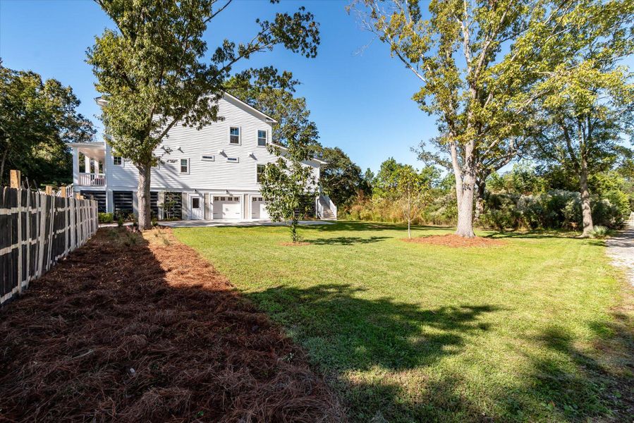 Exterior details and patio area of a home in , James Island (Image 25). Exterior details and patio area of a home in , James Island (Image 25).