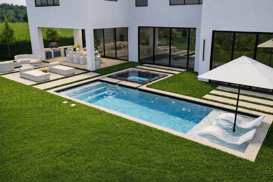 Backyard Rendering Backyard Rendering