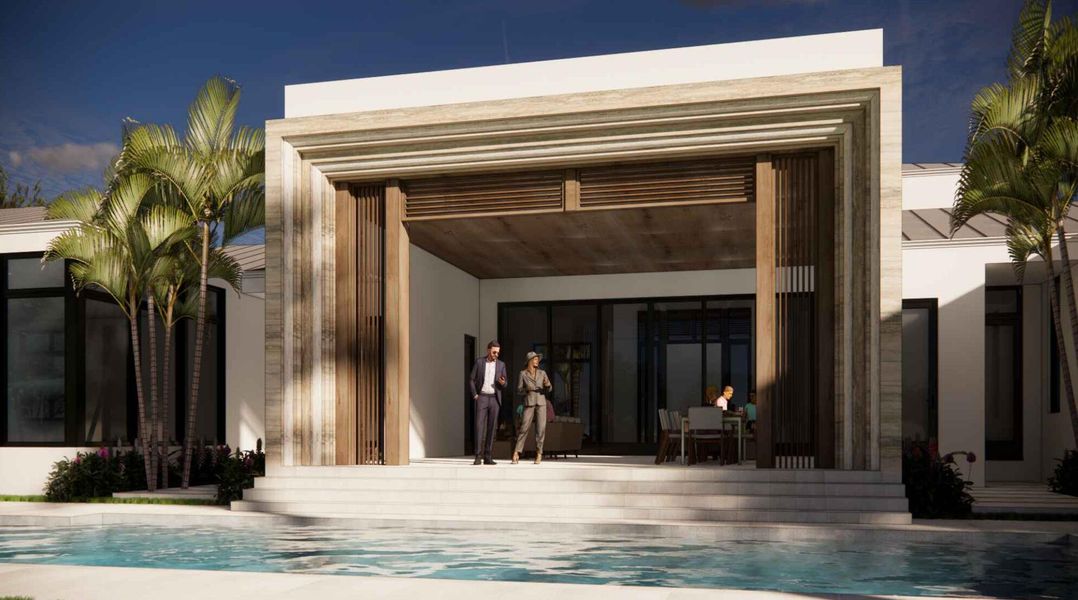 Exterior details and patio area of a home in , Boca Raton (Image 9). Exterior details and patio area of a home in , Boca Raton (Image 9).