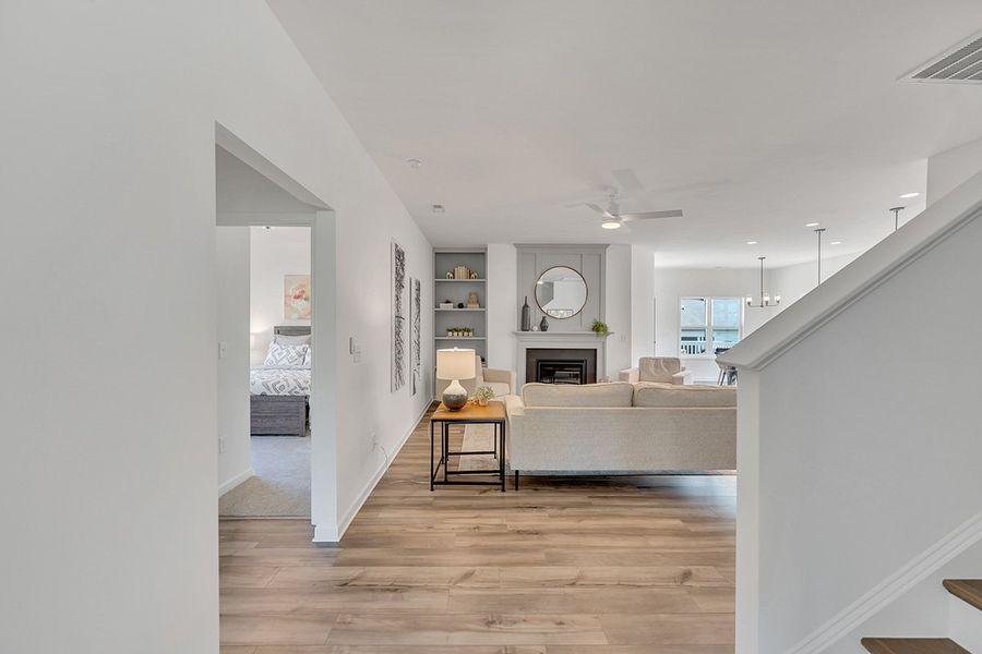 Representative furnished interior of a home built from the Blossom by Great Southern Homes in Oak Hollow, Longs (Image 7).