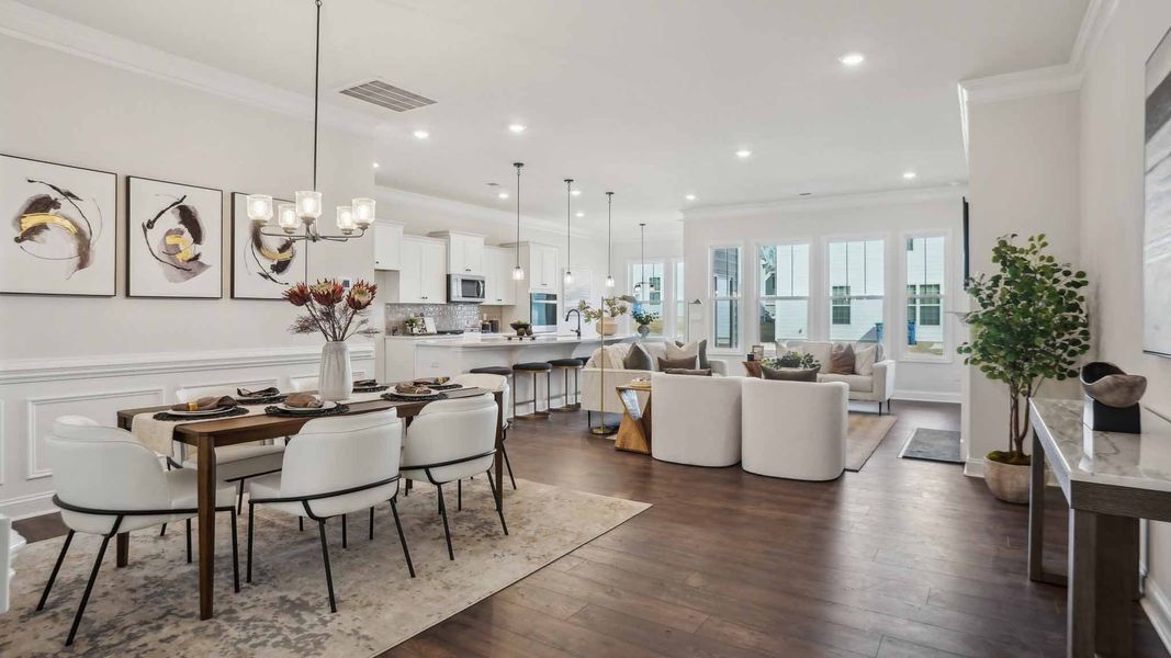 Furnished interior view inside a new home in Laurelbrook, Sherrills Ford (Image 7).