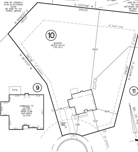 2D floor plan layout of this home in Sifford Farms, Stanley, NC (Image 4).