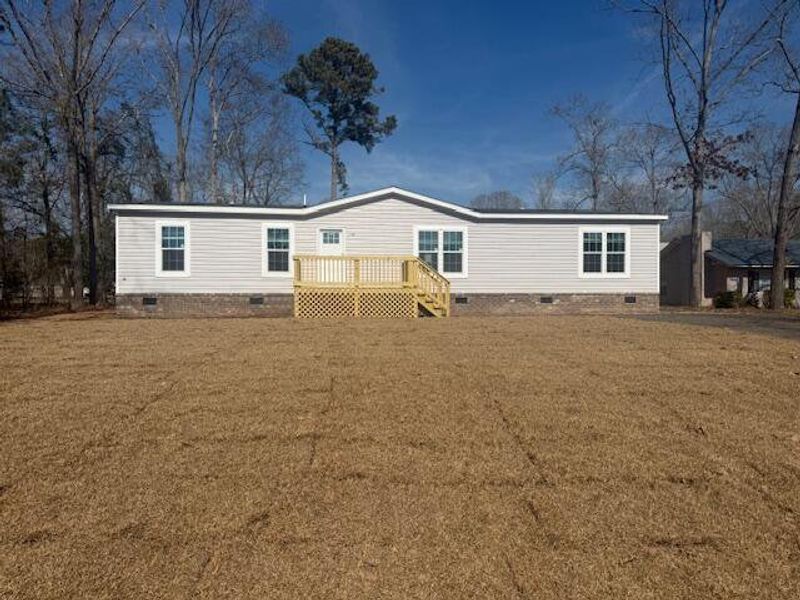 Exterior details and patio area of a home in , Manning (Image 2). Exterior details and patio area of a home in , Manning (Image 2).