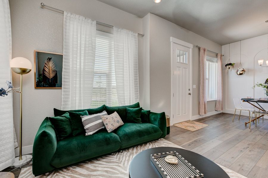 Representative furnished interior of a home built from the The Timberline by Landmark Homes in Highlands at Fox Hill, Longmont (Image 11). Representative furnished interior of a home built from the The Timberline by Landmark Homes in Highlands at Fox Hill, Longmont (Image 11).