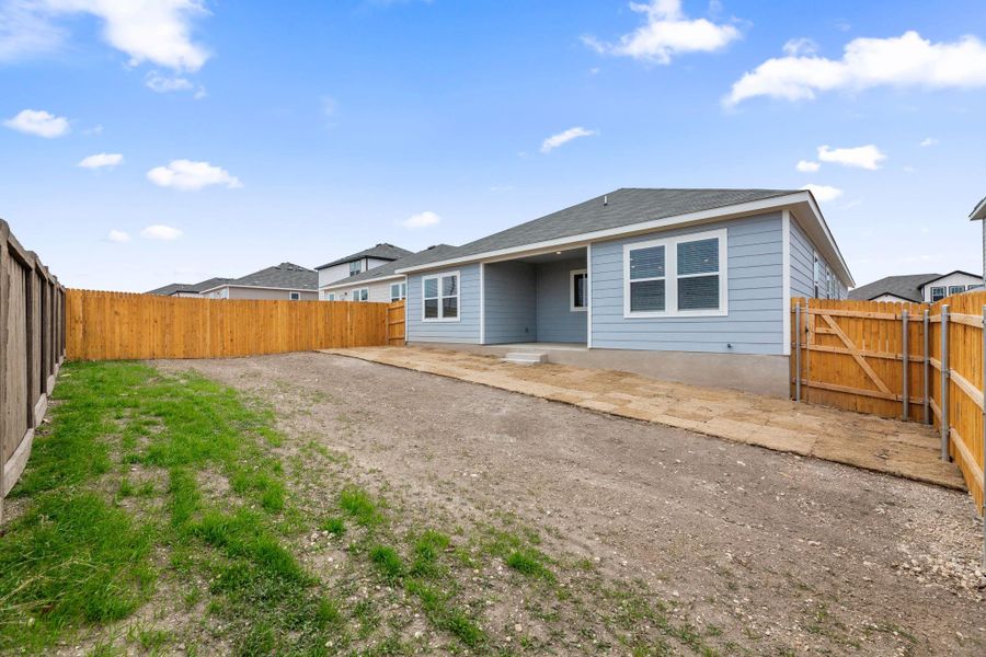 Exterior details and patio area of a home in Skyview, Belton (Image 3). Exterior details and patio area of a home in Skyview, Belton (Image 3).