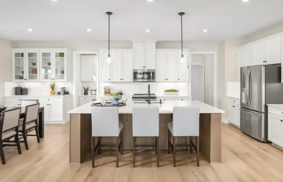 Furnished interior view inside a new home in , Commerce (Image 15).