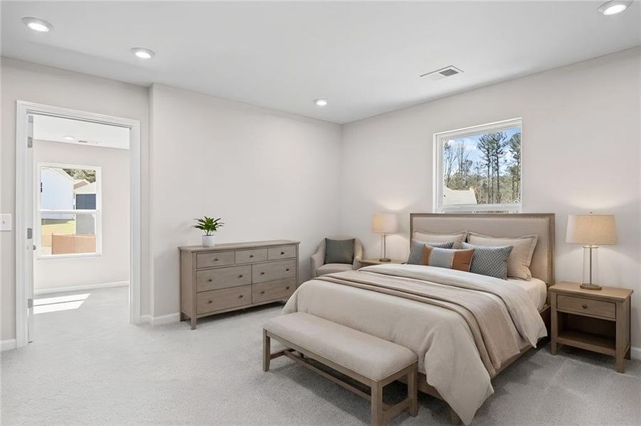 Furnished interior view inside a new home in Sage Woods, Dallas (Image 9).