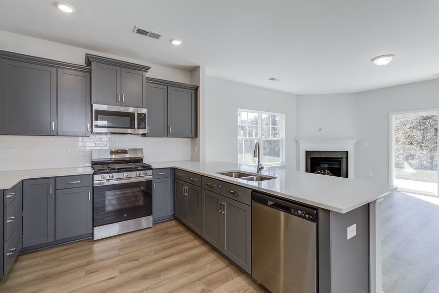 Furnished interior view inside a new home in The Falls, Blythewood (Image 10).