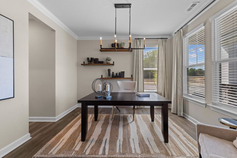 Representative furnished interior of a home built from the The Waverunner by Chesapeake Homes in Bridgewater - Shorehaven Village, Little River (Image 24).