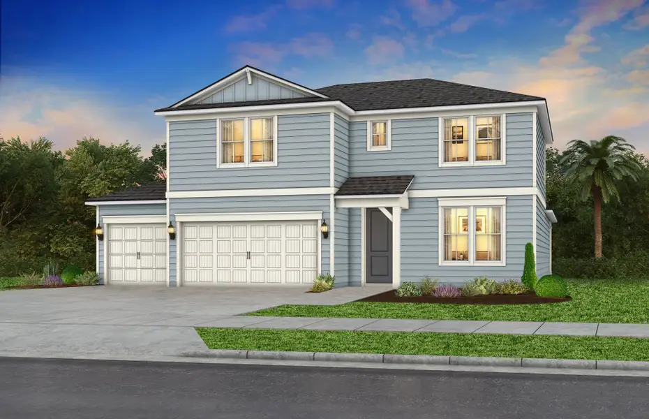 Representative exterior photo of a completed home built from the Whitestone Select by Pulte Homes in Joseph Oaks, Jacksonville, FL (Image 17).
