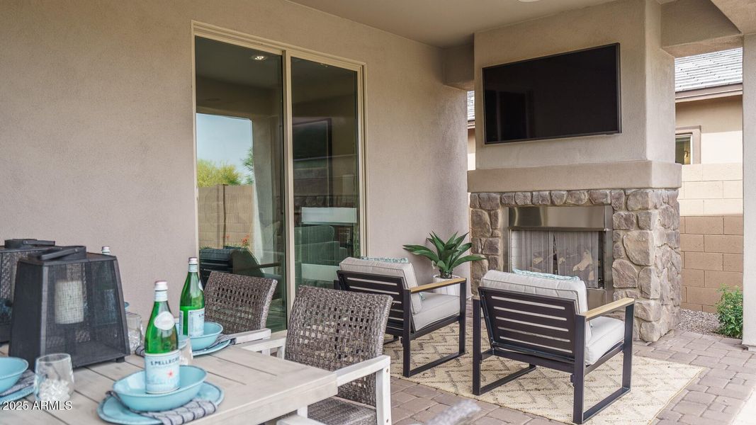 Fireplace at Patio Fireplace at Patio