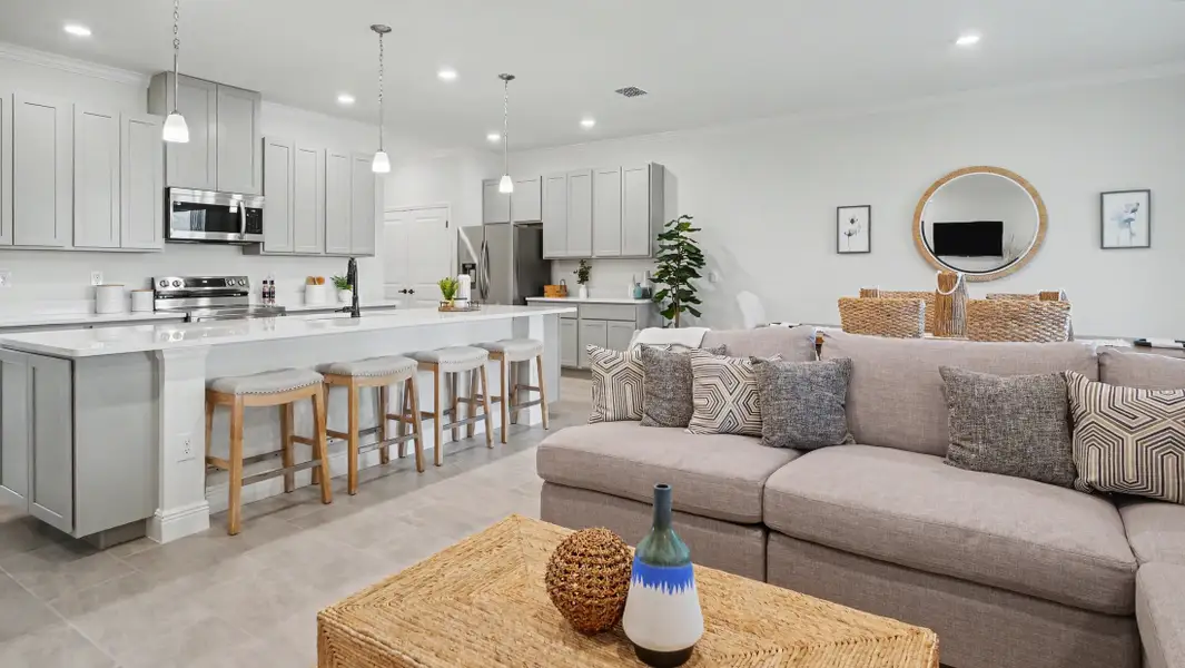 Representative furnished interior of a home built from the Drexel by Maronda Homes in Coastal Communities, Edgewater (Image 22).
