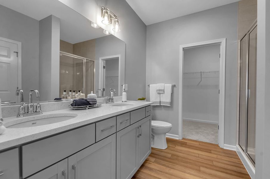 Representative furnished interior of a home built from the The Belmont by Forbes Capretto Homes in Fieldstream Estates, Lancaster (Image 13).