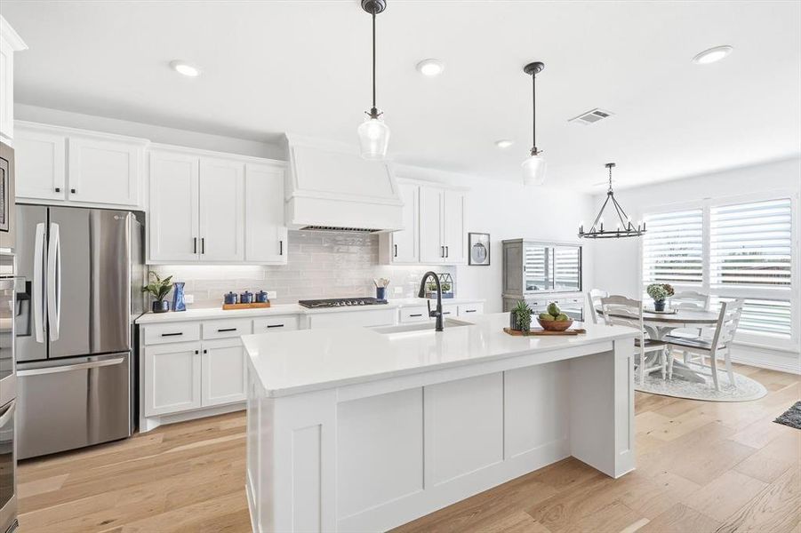 Furnished interior view inside a new home in , Haslet (Image 28).