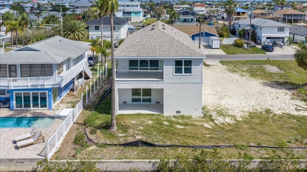 Exterior details and patio area of a home in , Hernando Beach (Image 10).