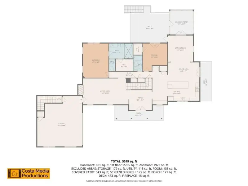 2D floor plan layout of this home in , Sandy Springs, GA (Image 6).