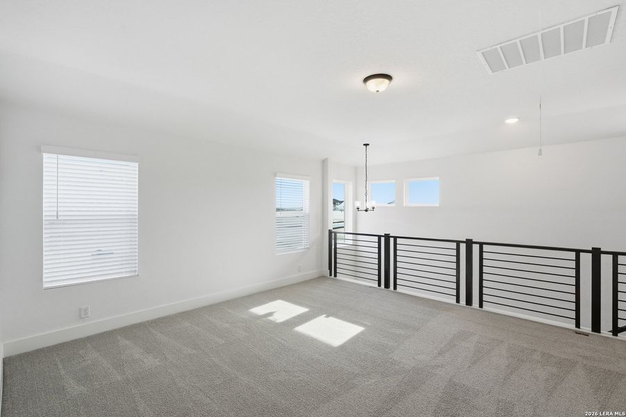 Spacious, unfurnished interior of a new home in Prominence, San Antonio (Image 24).