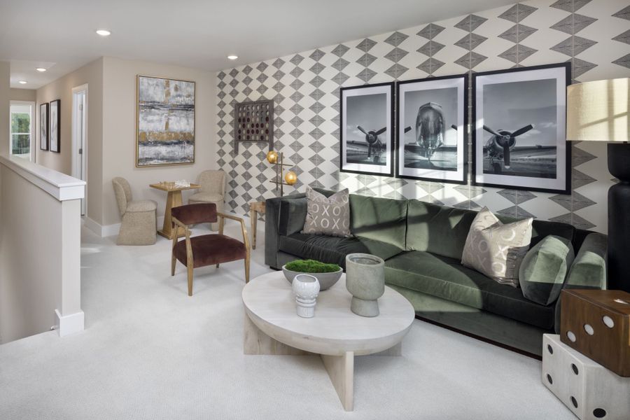 Representative furnished interior of a home built from the Appalachian by Mattamy Homes in Bloom, Fuquay Varina (Image 10).