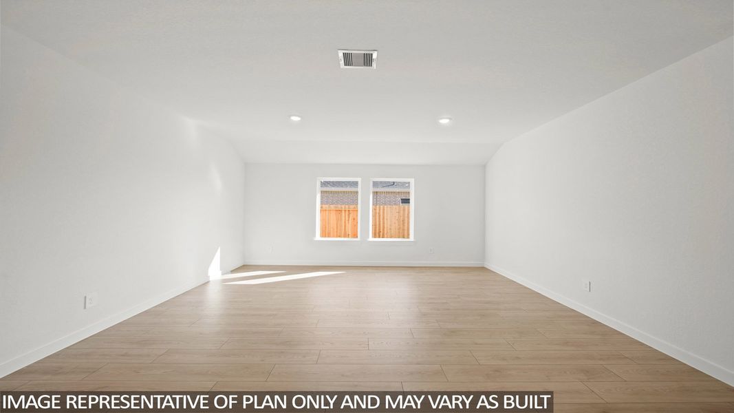 Representative unfurnished interior of a home built from the E60C by D.R. Horton in Riverside Estates, Mont Belvieu (Image 13). Representative unfurnished interior of a home built from the E60C by D.R. Horton in Riverside Estates, Mont Belvieu (Image 13).