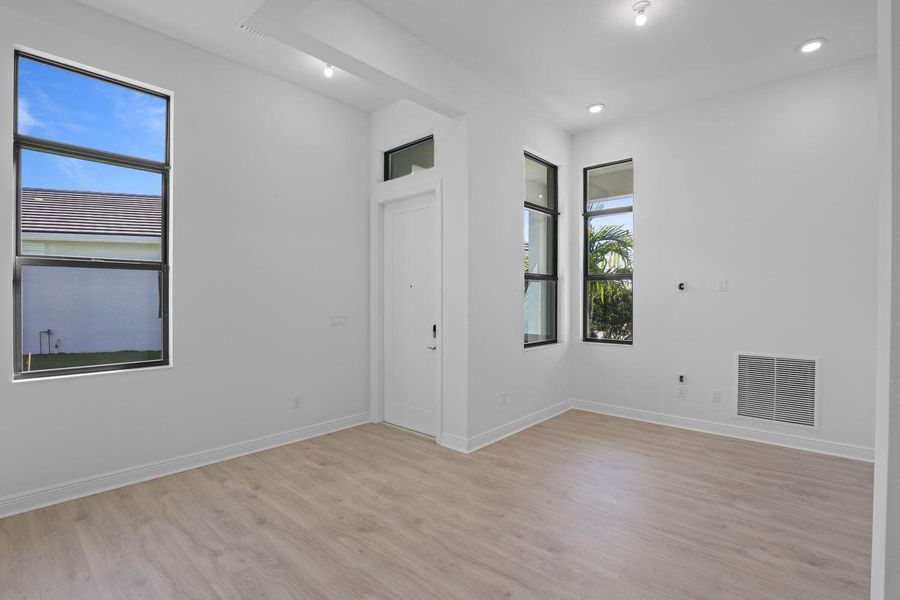 Furnished interior view inside a new home in Cresswind Palm Beach at Westlake, Westlake (Image 24).