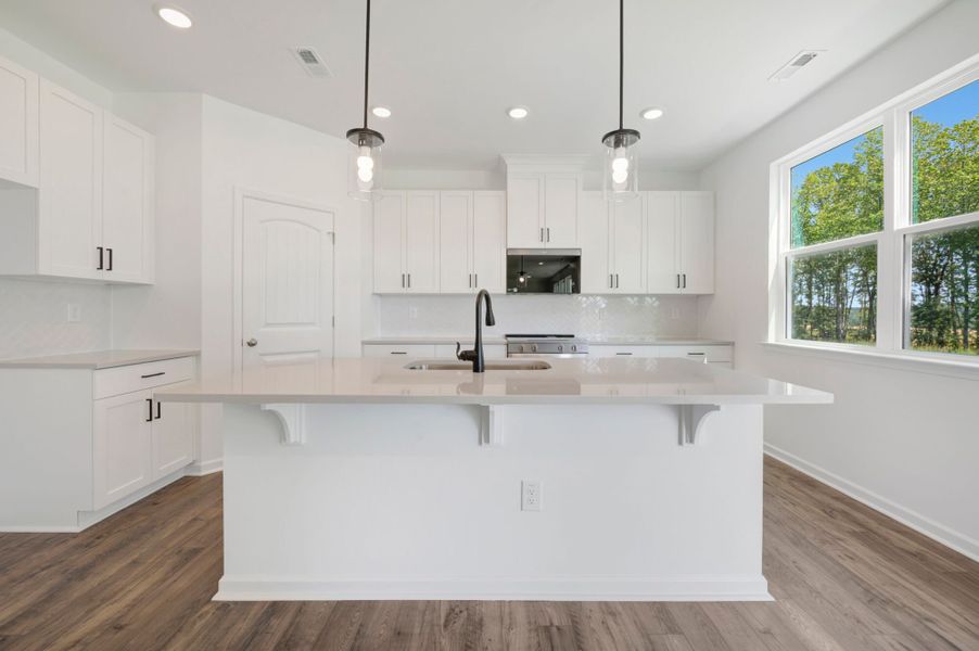 Furnished interior view inside a new home in Providence Creek, Fuquay Varina (Image 5).