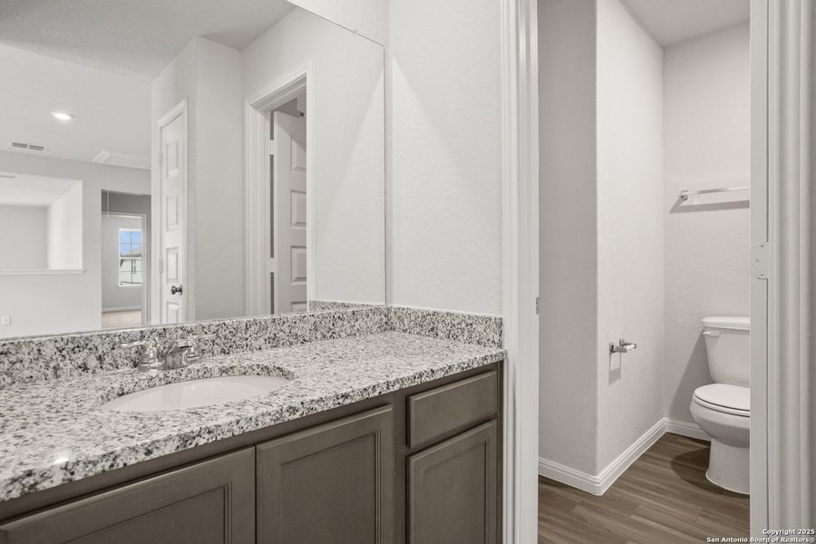 Furnished interior view inside a new home in Timber Creek, San Antonio (Image 11). Furnished interior view inside a new home in Timber Creek, San Antonio (Image 11).