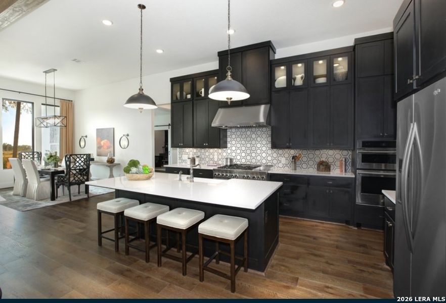 Furnished interior view inside a new home in Shavano Highlands, San Antonio (Image 8).