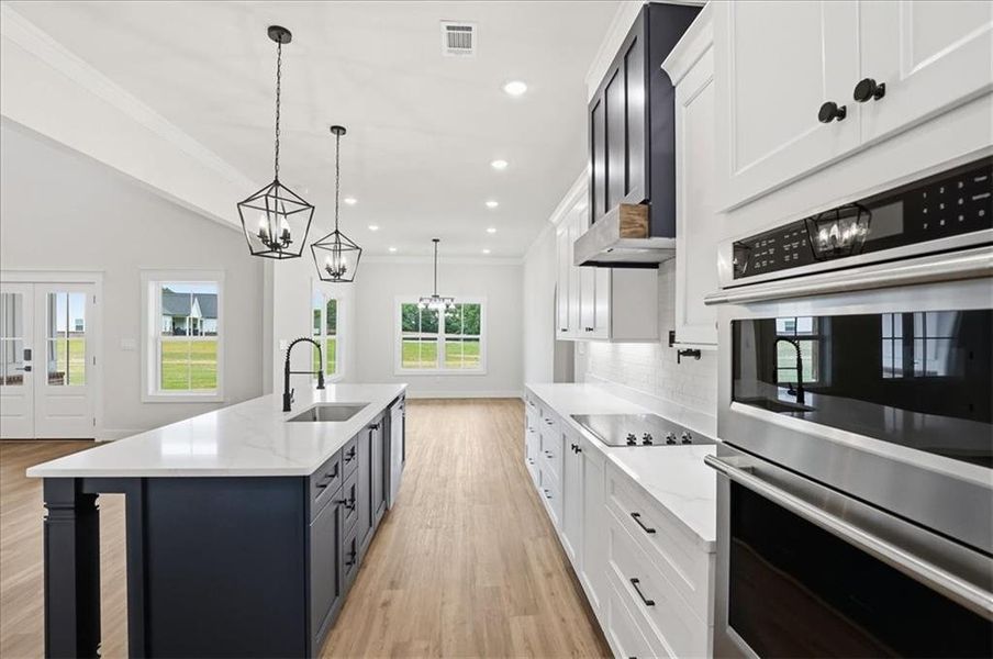 Furnished interior view inside a new home in , Monroe (Image 6).