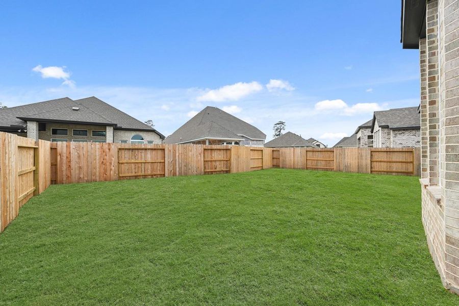 Exterior details and patio area of a home in Grand Central Park: 55ft. lots, Conroe (Image 24).