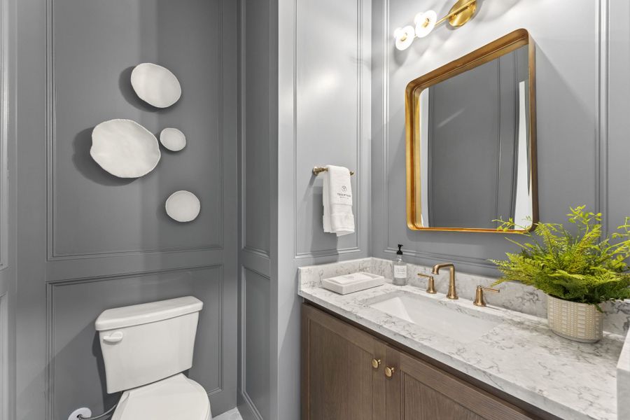 Representative furnished interior of a home built from the 6051 by Tradition Homes in StarView, Prosper (Image 41).