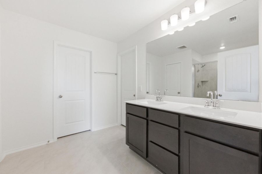 Furnished interior view inside a new home in Salerno - Heritage Collection, Round Rock (Image 9). Furnished interior view inside a new home in Salerno - Heritage Collection, Round Rock (Image 9).