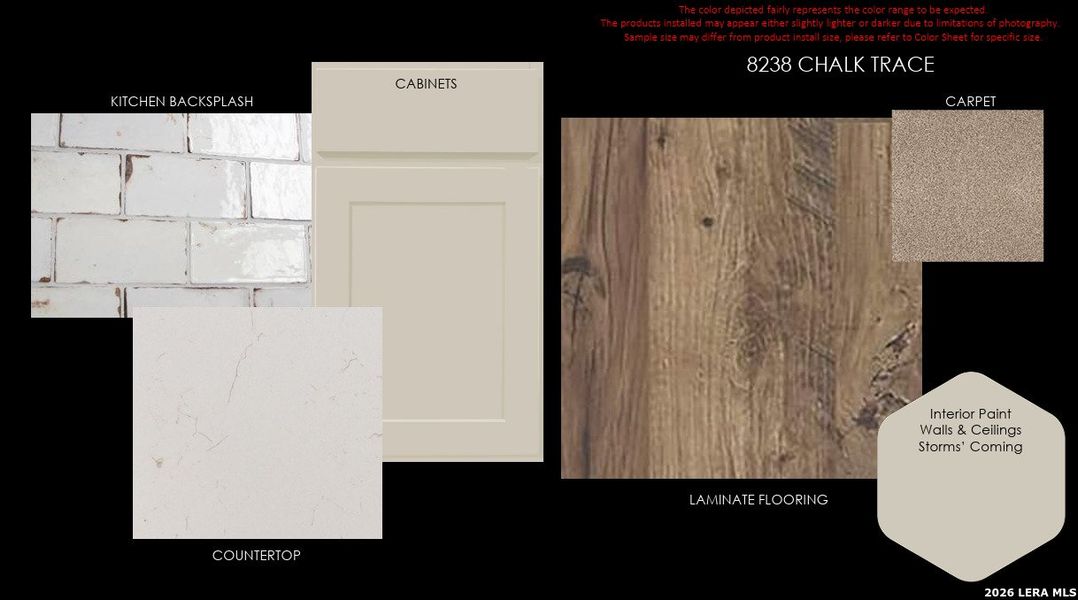 Sample of building materials used in homes in The Crossvine, Schertz (Image 3). Sample of building materials used in homes in The Crossvine, Schertz (Image 3).