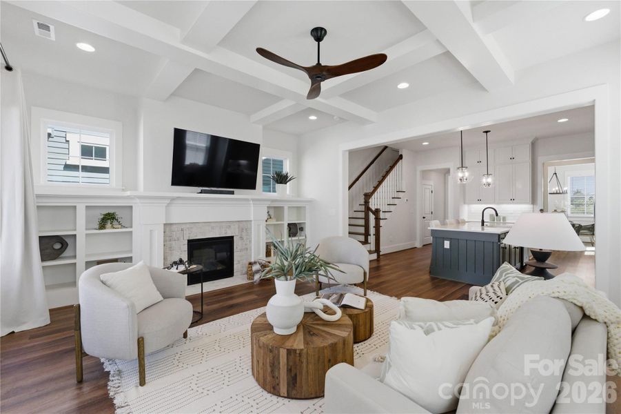 Furnished interior view inside a new home in , Fort Mill (Image 32).