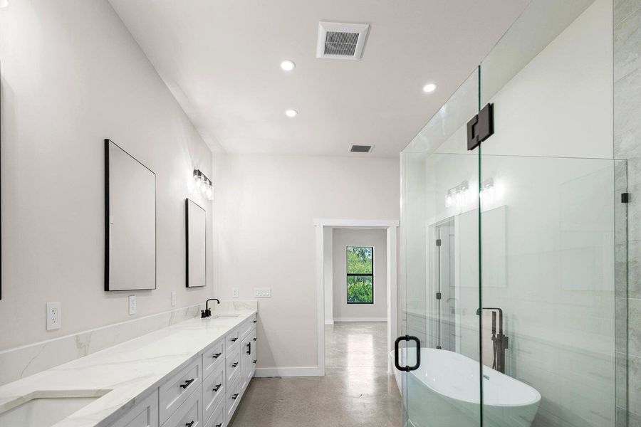 Furnished interior view inside a new home in , Loxahatchee (Image 13).