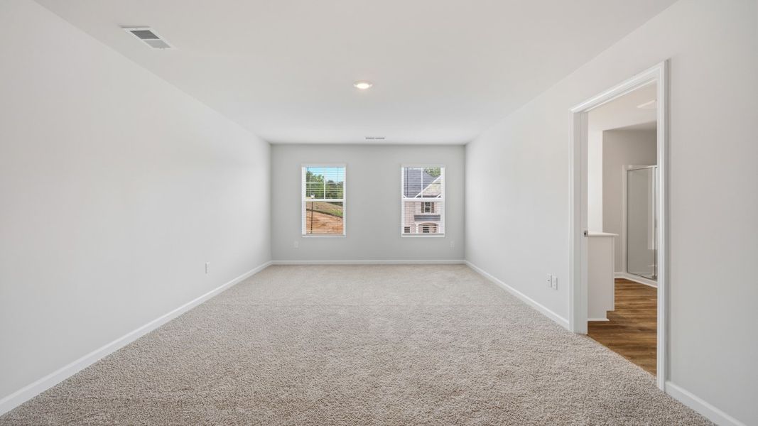 Spacious, unfurnished interior of a new home in The Preserve at Agricultural Village, Perry (Image 30).