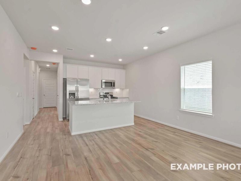 Furnished interior view inside a new home in Robins Landing, Houston (Image 9).