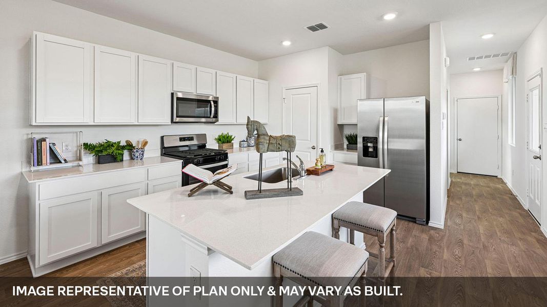 Furnished interior view inside a new home in Valverde, Bastrop (Image 11).