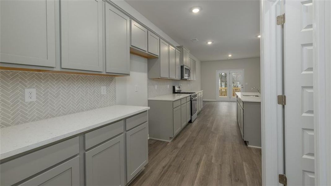 Furnished interior view inside a new home in Brooks Station, Dacula (Image 10).